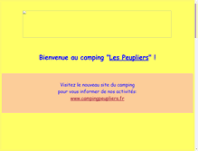 Tablet Screenshot of camping-les-peupliers2.com